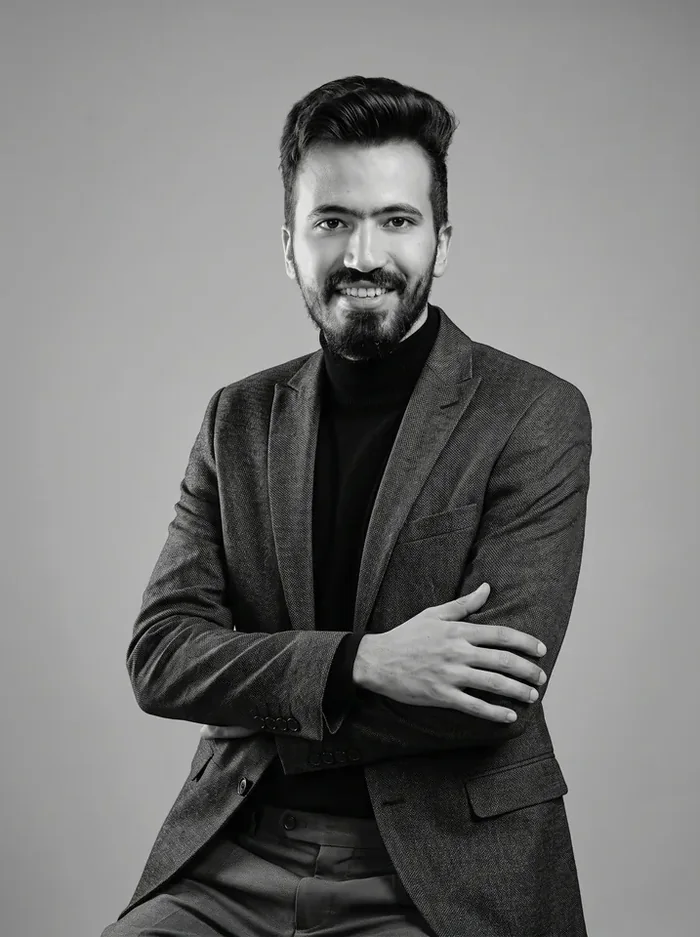 Portrait of a member of the Cairo team